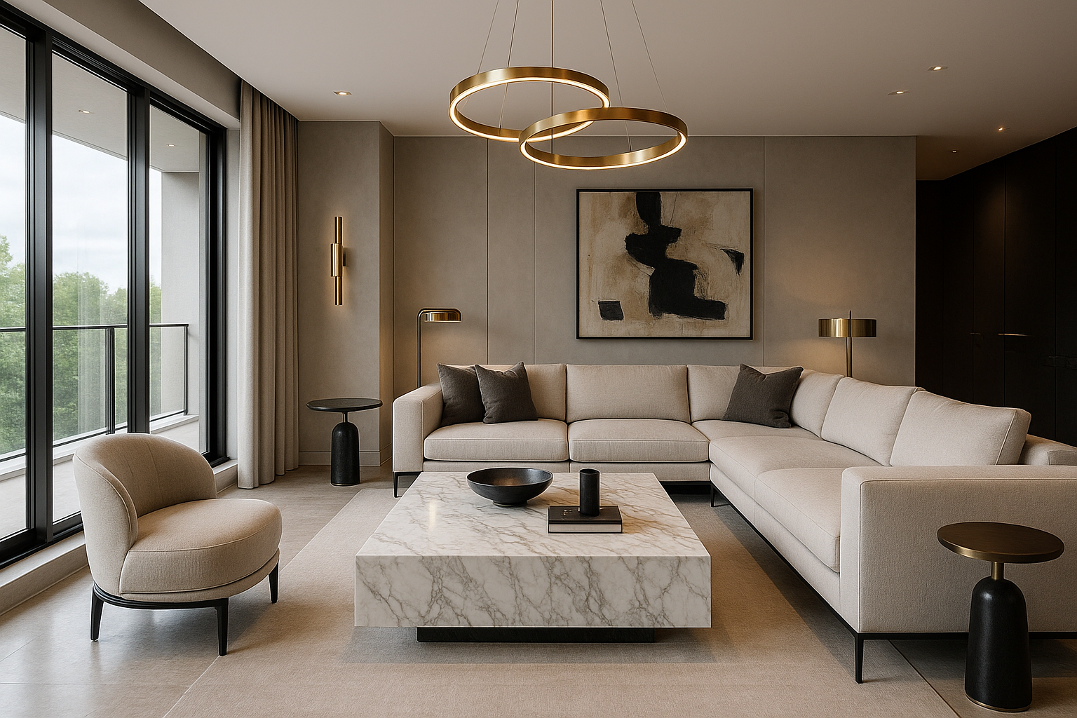luxury living room modern