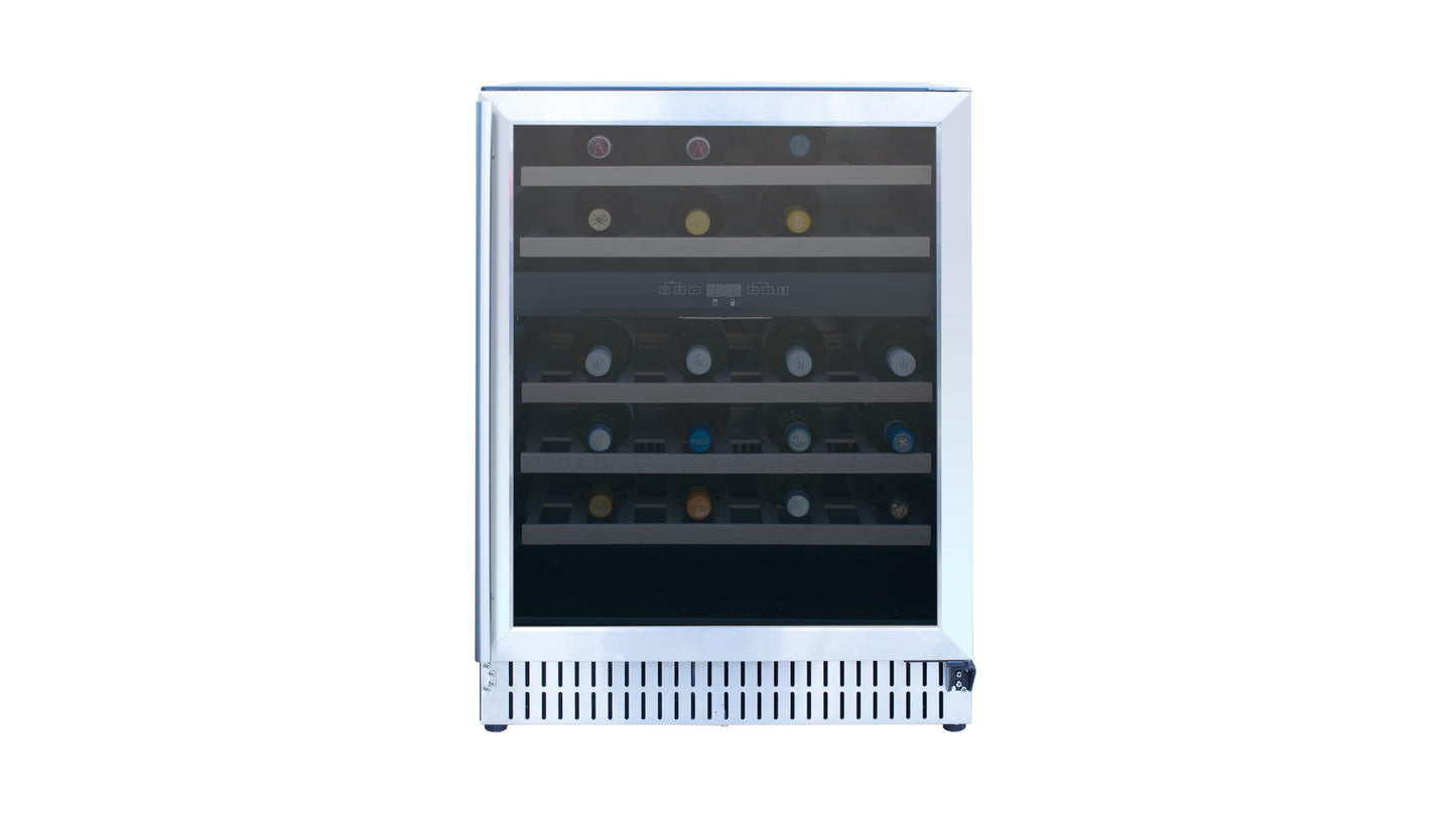 Summerset Grills 24" Outdoor Rated Dual Zone Wine Cooler