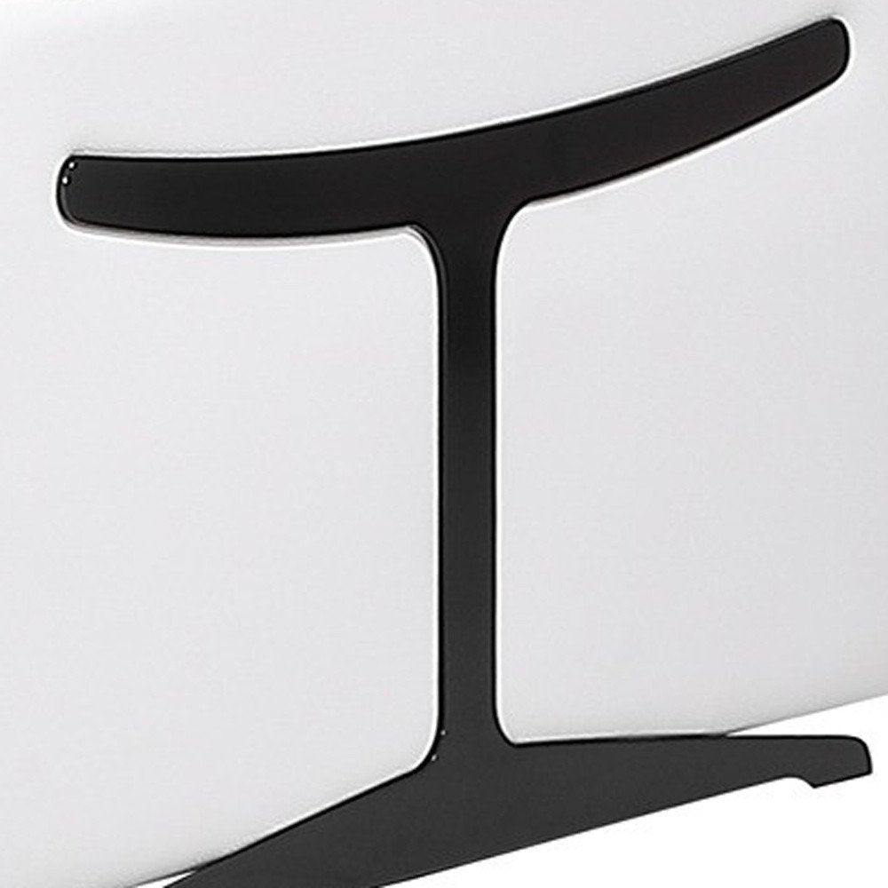 White Italian Leather Modular L Shaped Seven Piece Corner Sectional With Console