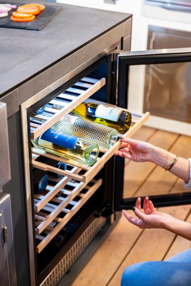 Summerset Grills 24" Outdoor Rated Dual Zone Wine Cooler